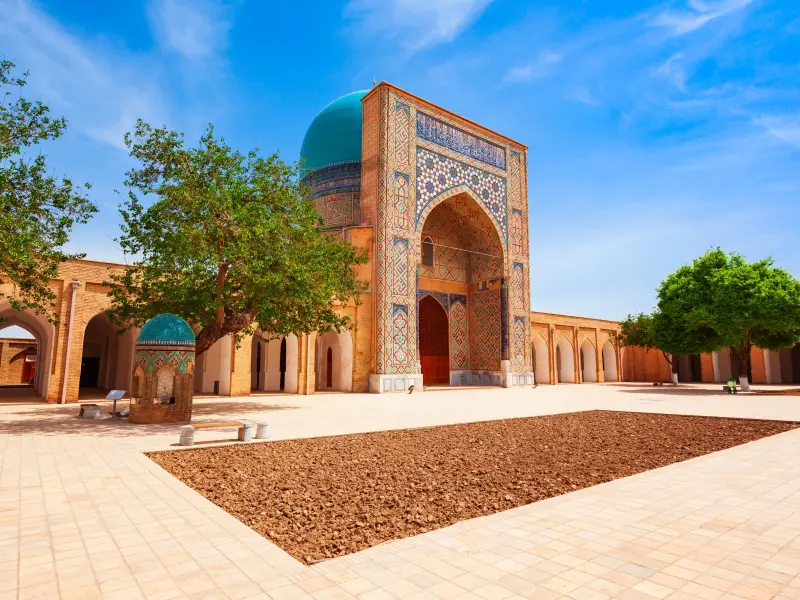 Kok Gumbaz Mosque in Shakhrisabz, Uzbekistan