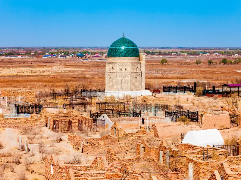 Siedlung Mizdakhan in Nukus, Usbekistan