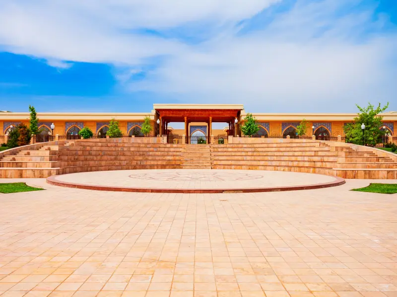 Altertumliches Amphitheater und Handwerkszentrum in Shahrisabz, Usbekistan