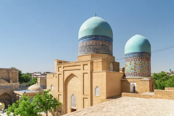 The Double-Domed Mausoleum of the Shah-i-Zinda Complex