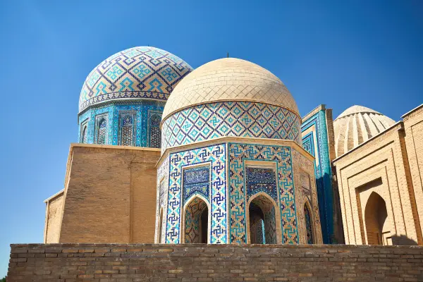 The Octagonal Mausoleum in Shah-i-Zinda