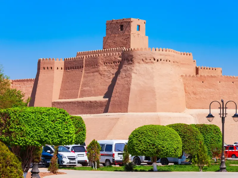Alte Festung Kunya-Ark in Chiwa, Usbekistan