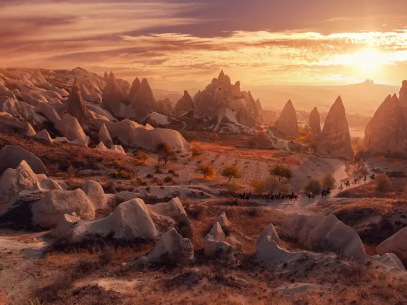 Göreme National Park in Cappadocia, Turkey