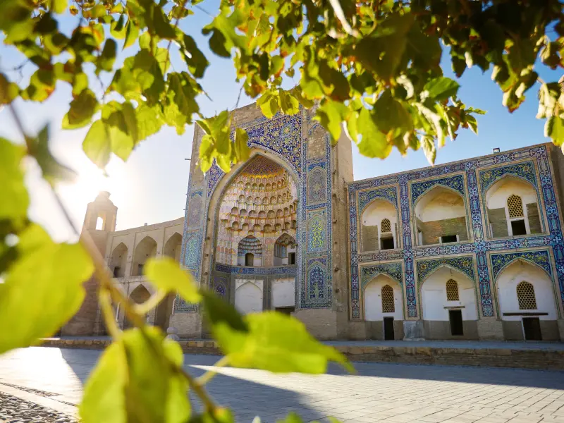 Abdulaziz Khan Madrasah in Bukhara, Uzbekistan