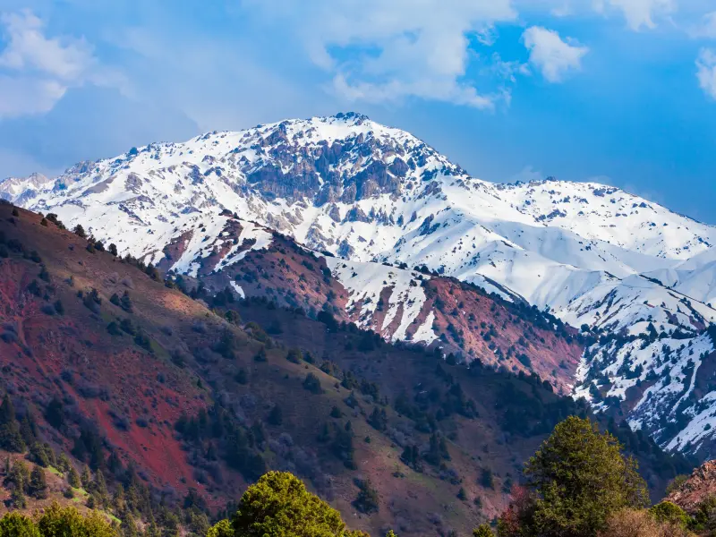 Bergresort Beldersay im Bezirk Bostanlyk, Usbekistan