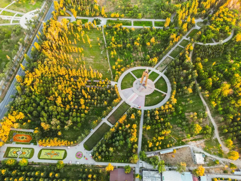 Park Zwycięstwa w Biszkeku, Kirgistan