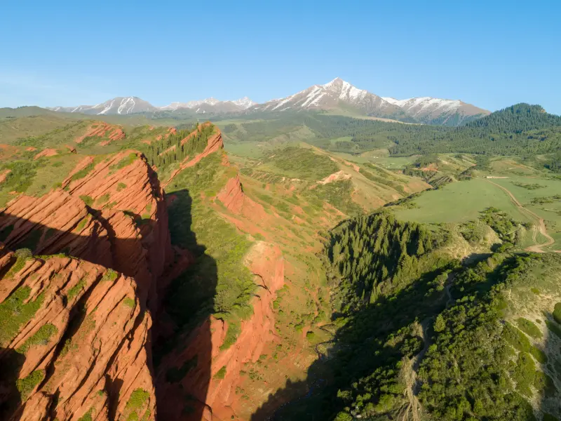 Jety-Oguz Gorge in the Jeti-Oguz District of Kyrgyzstan