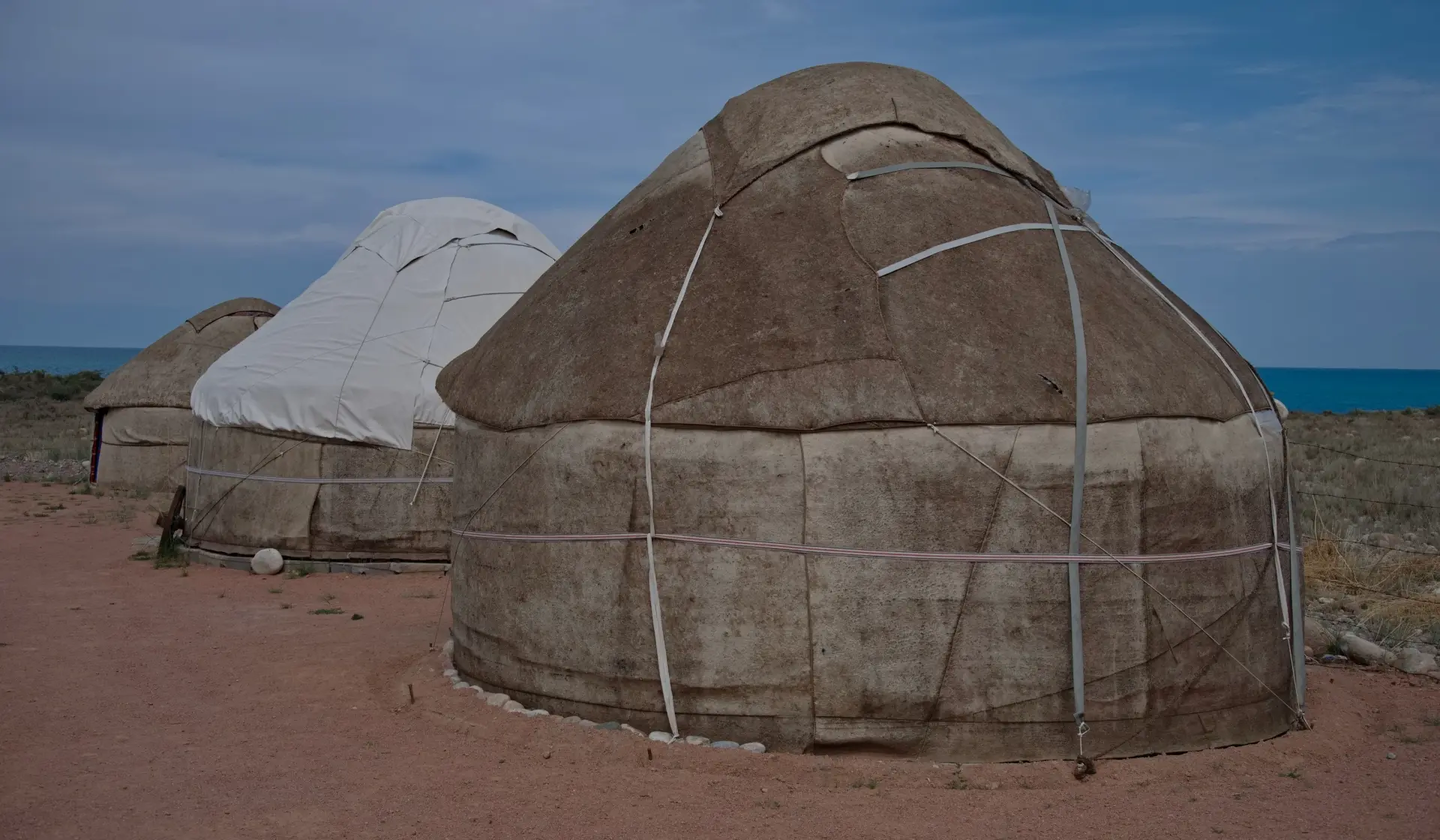 Jurtenlager am Issyk-Kul-See
