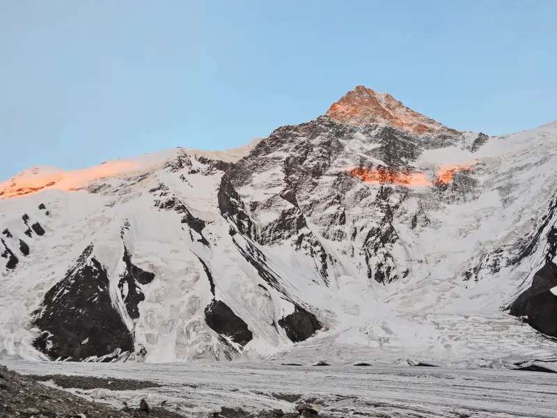 Khan Tengri Peak in Karakol, Kyrgyzstan