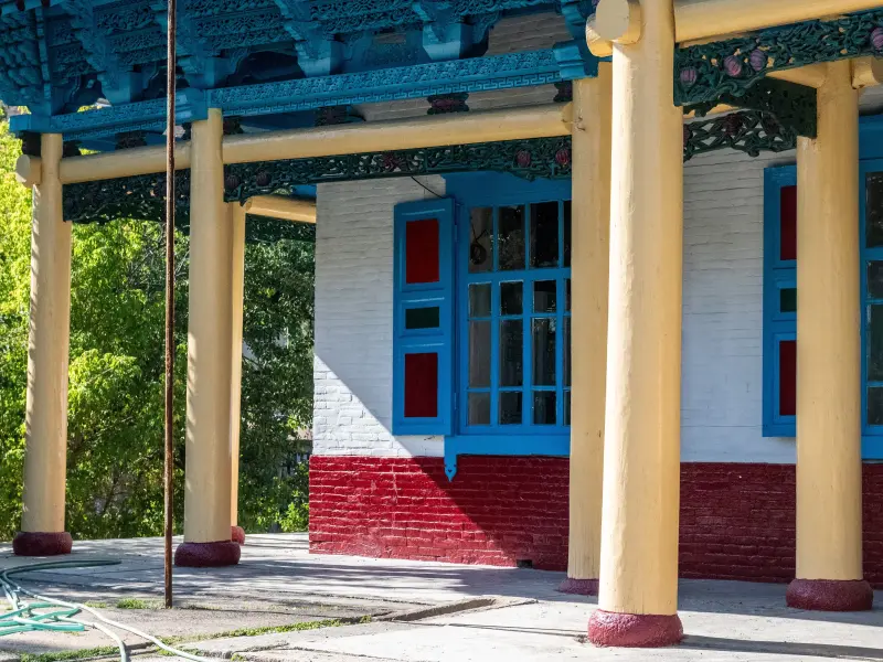 Dungan Mosque in Karakol, Kyrgyzstan
