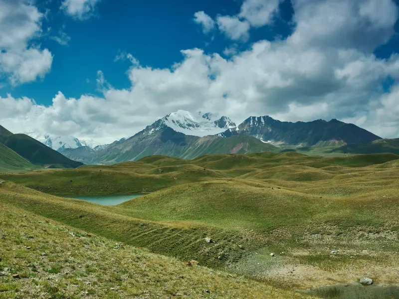 Alay Valley in Osh Region, Kyrgyzstan