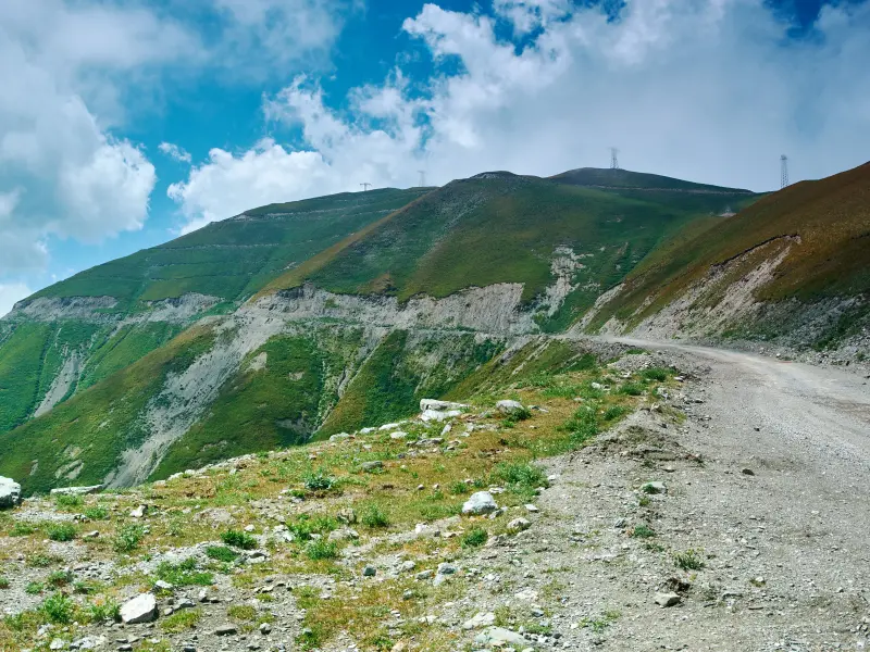 Kaldyma Pass in the Jalal-Abad Region of Kyrgyzstan