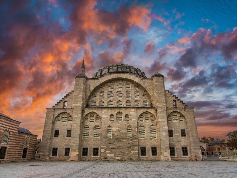 Mihrimah Sultan Mosque in the Uskudar district, Istanbul