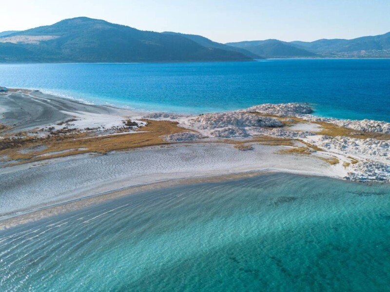 Lake Salda in Burdur Province, near Denizli, Turkey