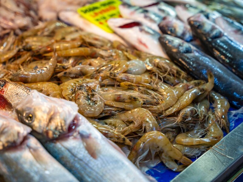 Sea Market in the Old Town, Antalya, Turkey