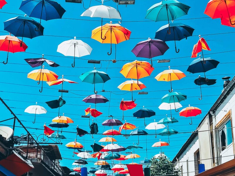 Umbrella Street - Antalya, Turkey