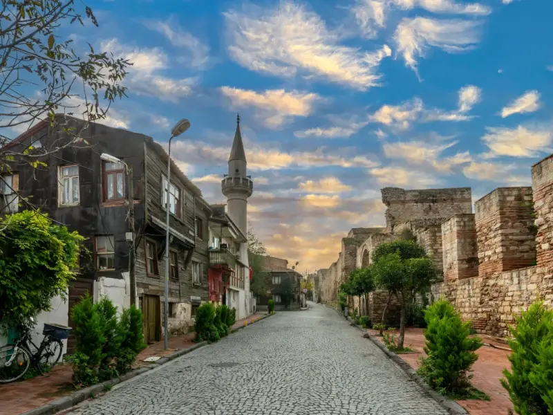 Fatih District in Istanbul, Turkey - the historic center of the peninsula