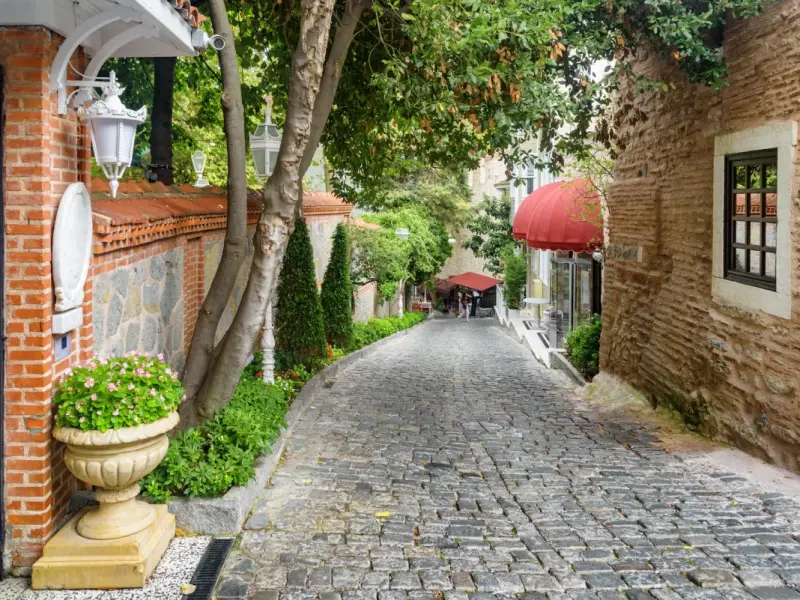 Soguk Cesme Street in Istanbul, Turkey