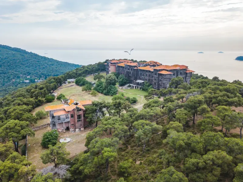 The Greek Orphanage Building on Buyukada, Turkey