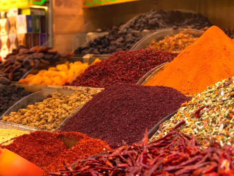 Egyptian Bazaar in Istanbul, Turkey - covered market of the Eminonu district