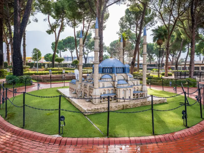 Miniaturk in Istanbul, Turkiye, a miniature park on the Golden Horn