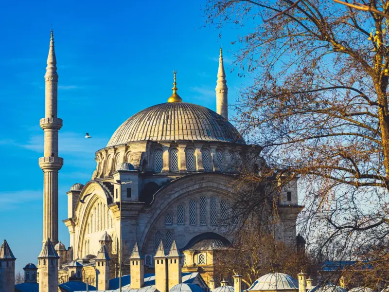 Nuruosmaniye Mosque in Istanbul, Turkey