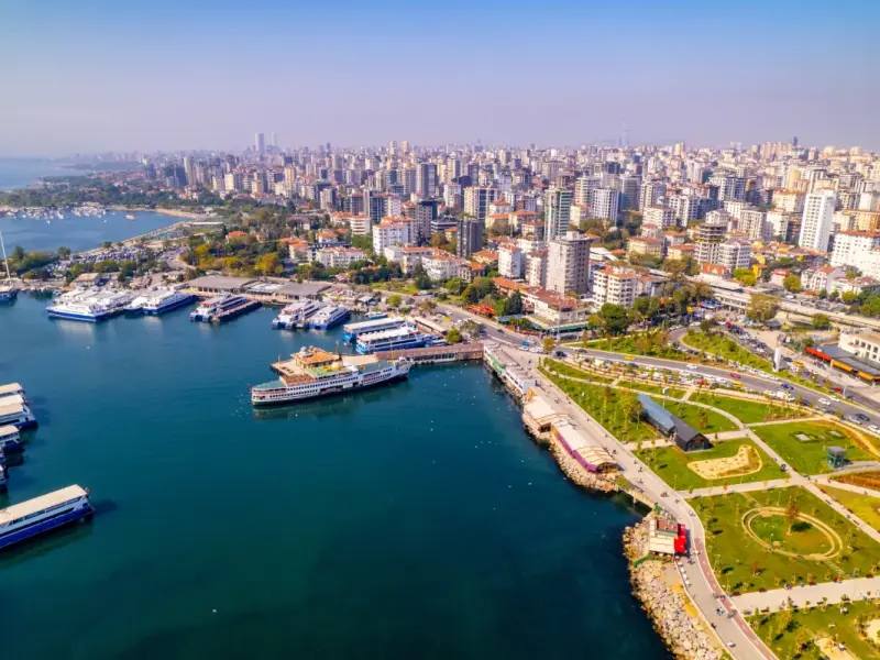 Bostanci District in Istanbul, Turkey, a coastal district on the Asian side