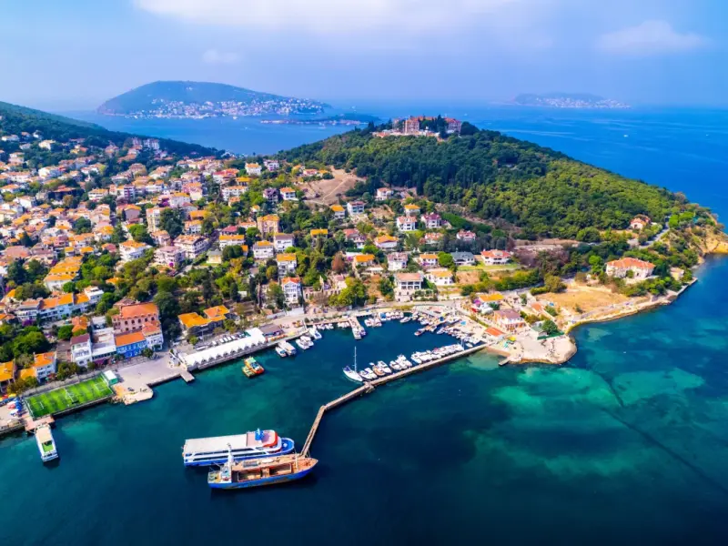 Heybeliada Island in Istanbul, Turkey