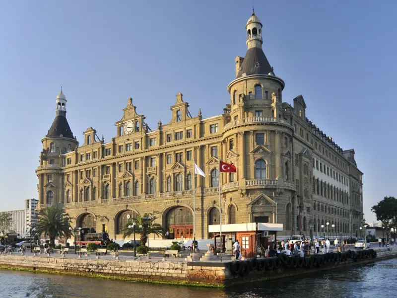 Haydarpasa Railway Station in Kadikoy, Istanbul, Turkey