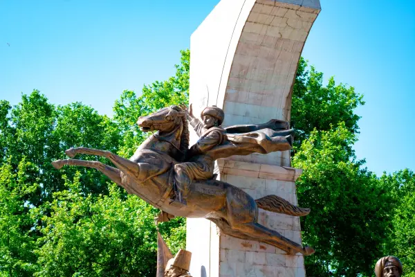 Monument to Mehmed the Conqueror in Istanbul