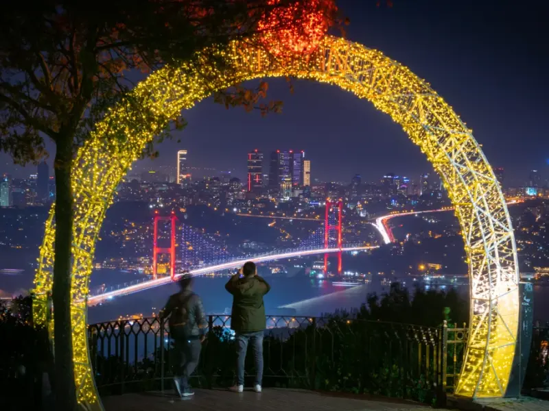Camlica Hill in Istanbul - a viewpoint on the Asian shore