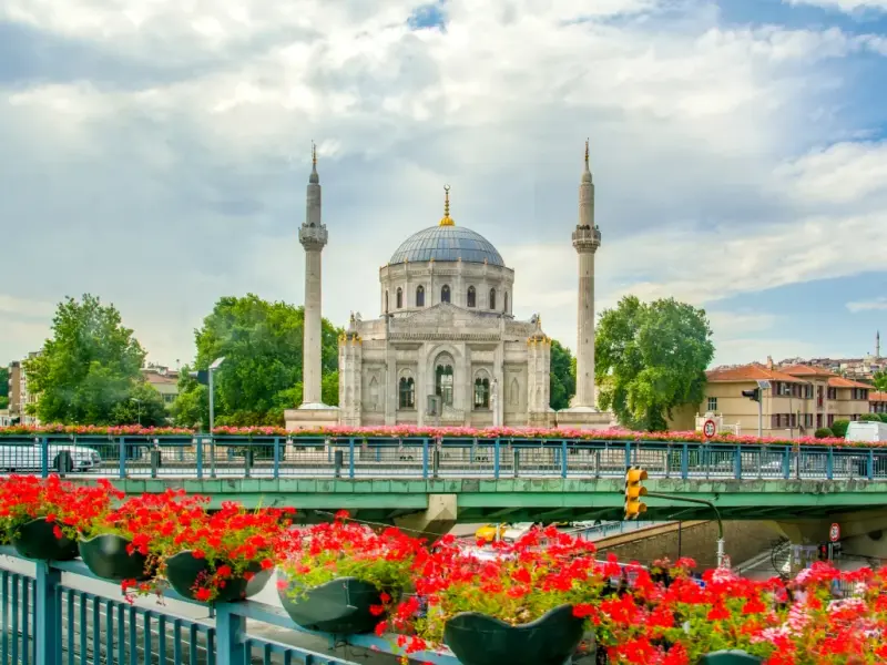 Valide Sultan Mosque in the Aksaray district, Istanbul, Turkey