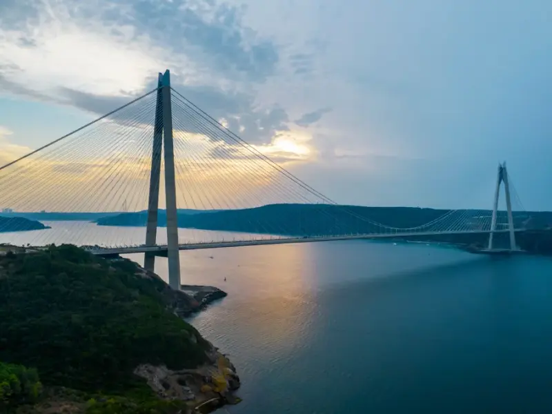 Yavuz Sultan Selim Bridge in Istanbul, Turkey