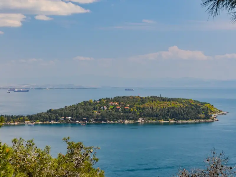 Sedef Island in the Princes' Islands, Istanbul, Turkey