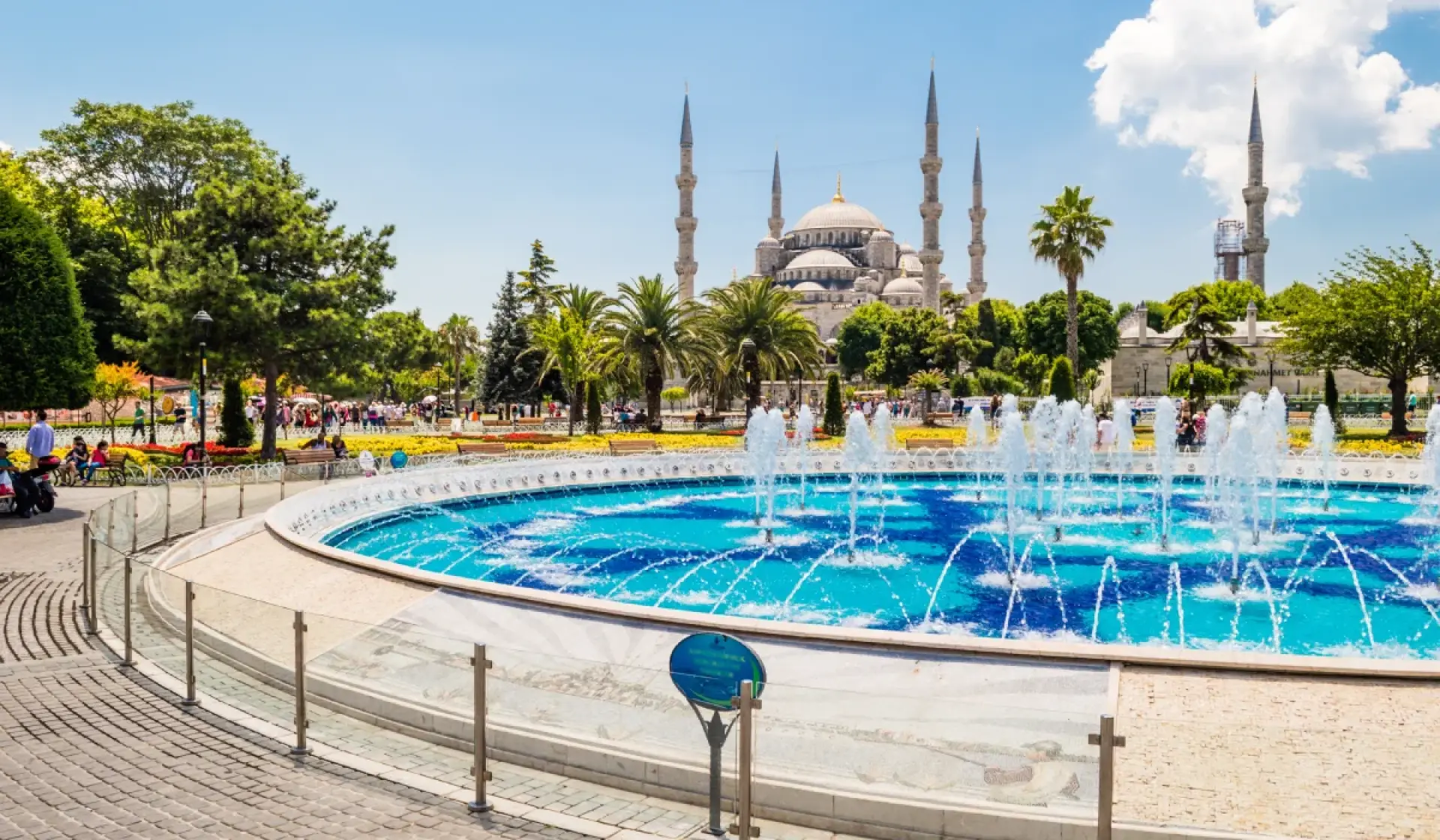 Fountain in Sultanahmet Square