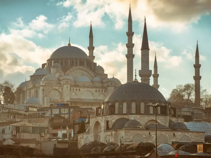 Rustem Pasha Mosque in Istanbul, Turkey