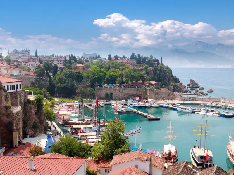 Sea Market in Kaleici Old Town, Antalya, Turkey