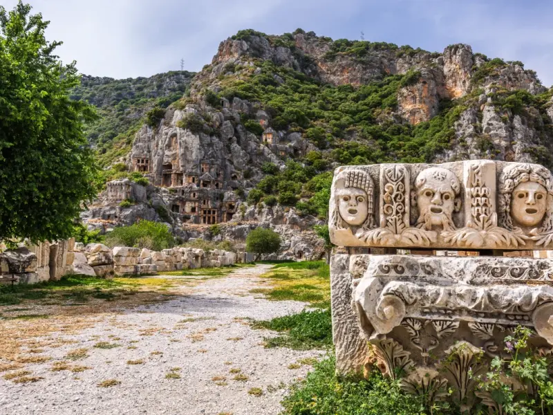 Ancient City of Demre-Myra in Demre, Antalya Province, Turkey