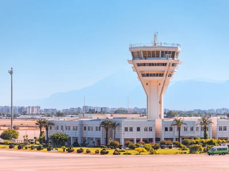 Antalya Airport, Turkey - the transport hub of the Mediterranean coast