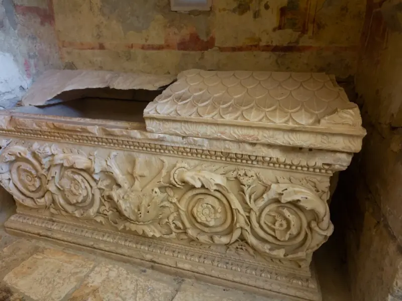 Sarcophagus of Saint Nicholas in Demre, Antalya Province, Turkey