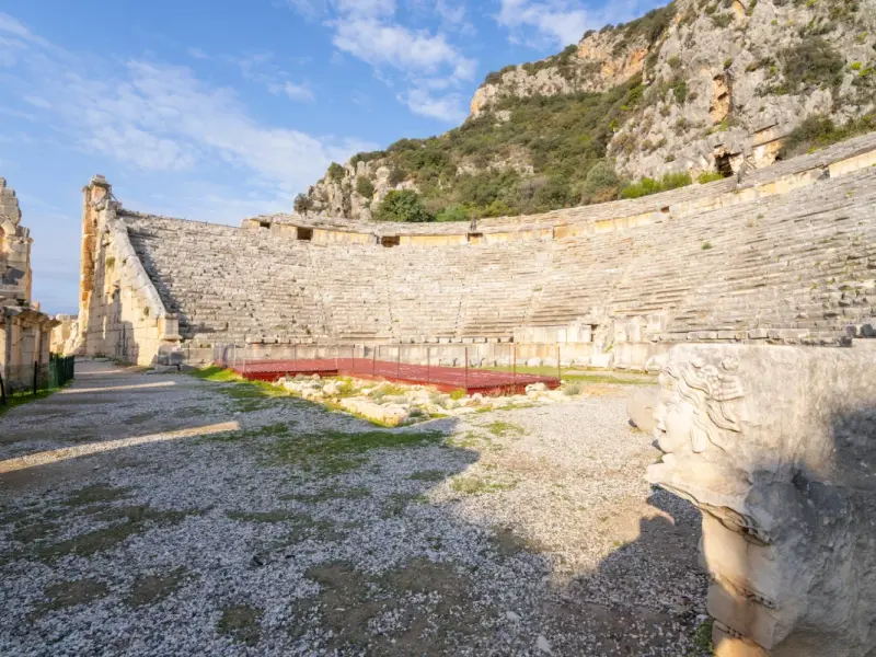 Greco-Roman Theatre of Myra in Demre, Antalya Province, Turkey