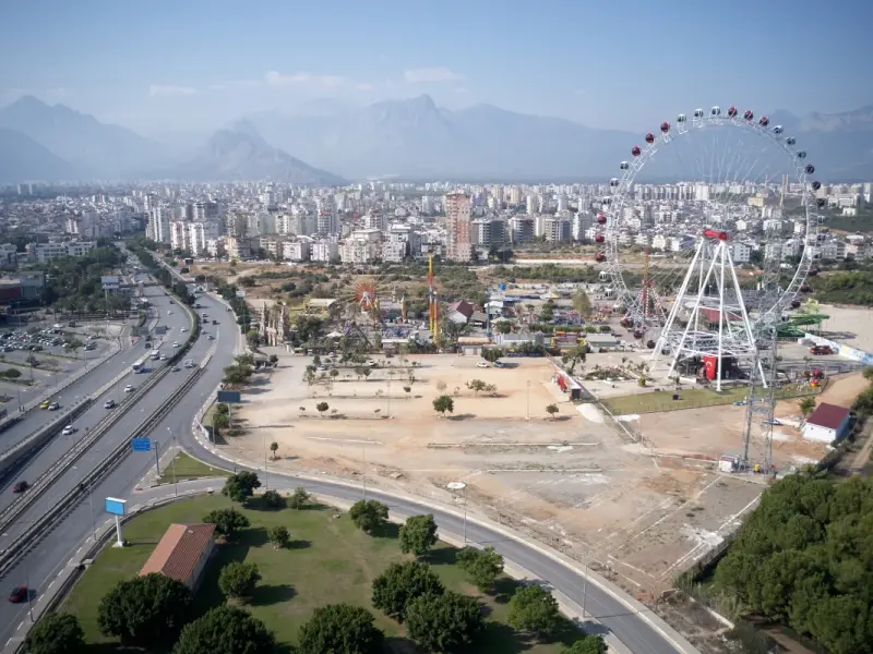 Amusement Park in the Konyaalti District, Antalya, Turkey