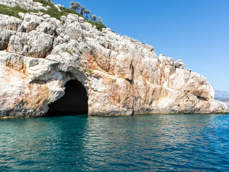 Kekova Cave by Kekova Island, Antalya, Turkey