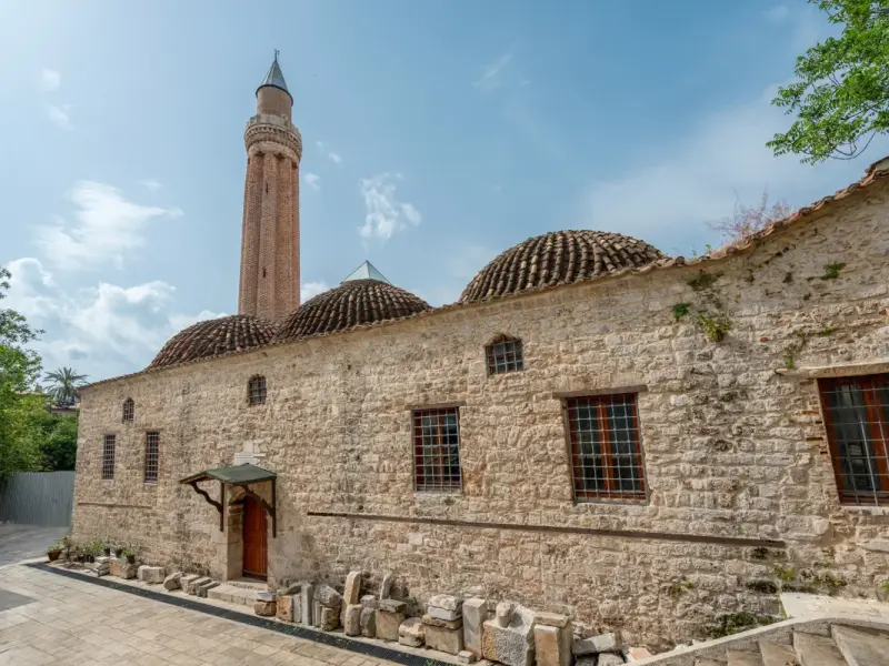 Yivli Minaret Mosque in Kaleici, Antalya, Turkey
